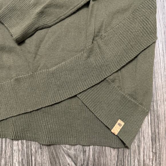 NWT TenTree Highline Cotton Acre Sweater Women’s Small Olive Night Green Cotton - Picture 3 of 5